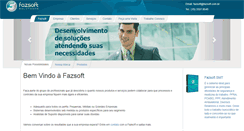 Desktop Screenshot of fazsoft.com.br