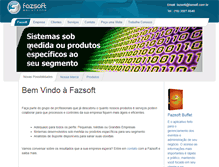 Tablet Screenshot of fazsoft.com.br